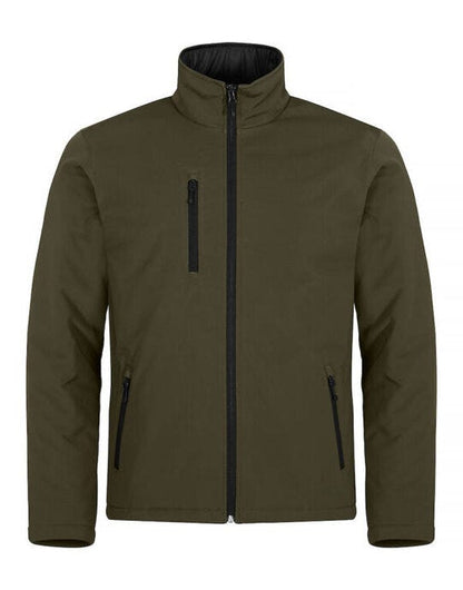 Clique Padded Softshell - Fog Green