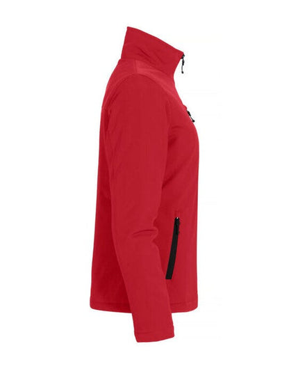 Clique Ladies Padded Softshell - Red