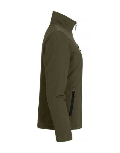 Clique Ladies Padded Softshell - Fog Green