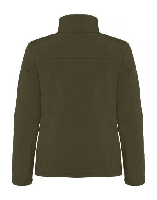 Clique Ladies Padded Softshell - Fog Green