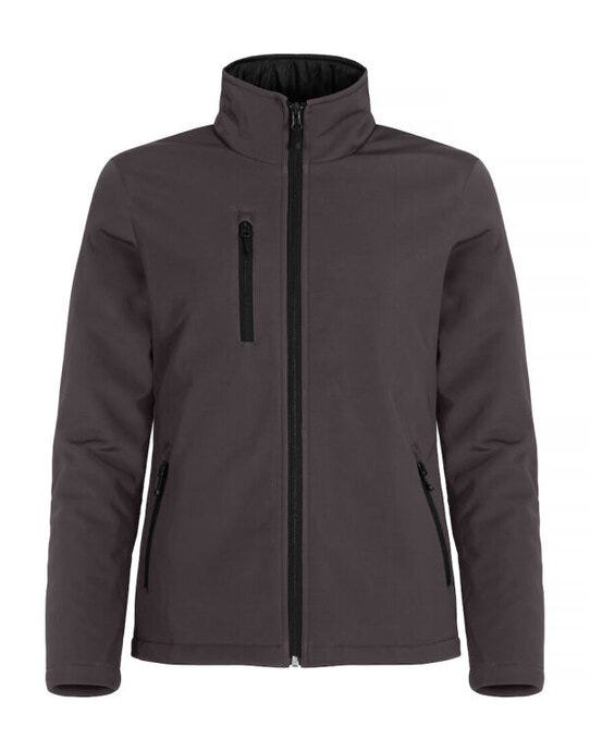 Clique Ladies Padded Softshell - Dark Grey