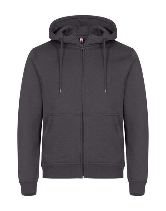 Clique Miami Full Zip Hoody - Metal Grey