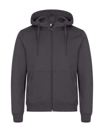 Clique Miami Full Zip Hoody - Metal Grey