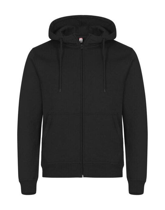 Clique Miami Full Zip Hoody - Black