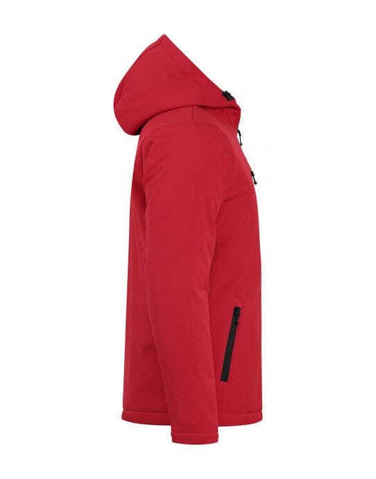 Clique Padded Hoody Softshell - Red