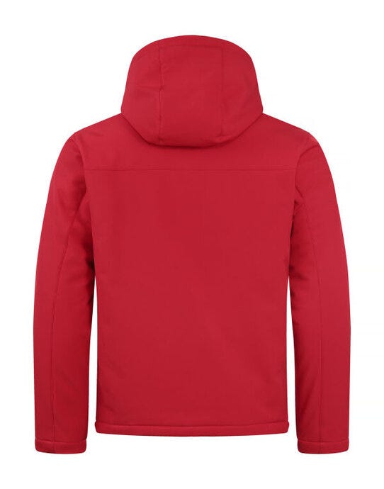 Clique Padded Hoody Softshell - Red
