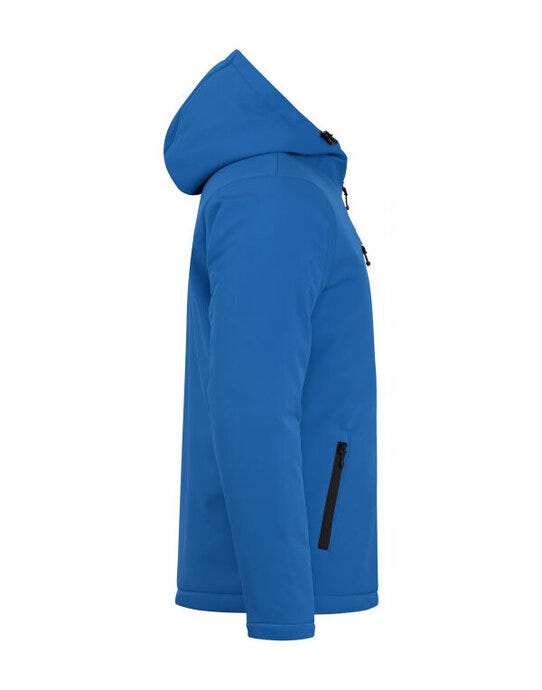 Clique Padded Hoody Softshell - Royal Blue