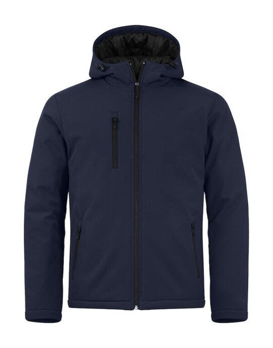 Clique Padded Hoody Softshell - Dark Navy