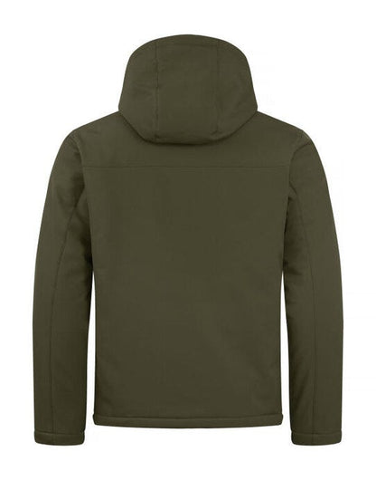 Clique Padded Hoody Softshell - Fog Green