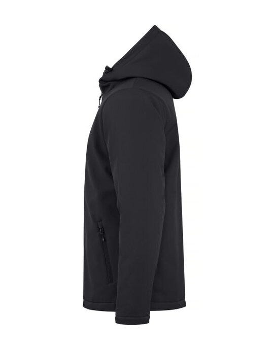 Clique Padded Hoody Softshell - Black