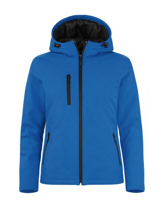 Clique Ladies Padded Softshell Hoody - Royal Blue