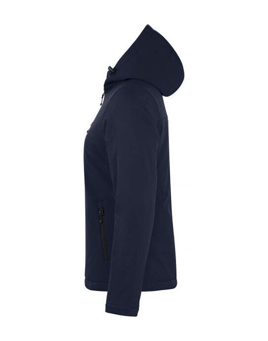 Clique Ladies Padded Softshell Hoody - Dark Navy