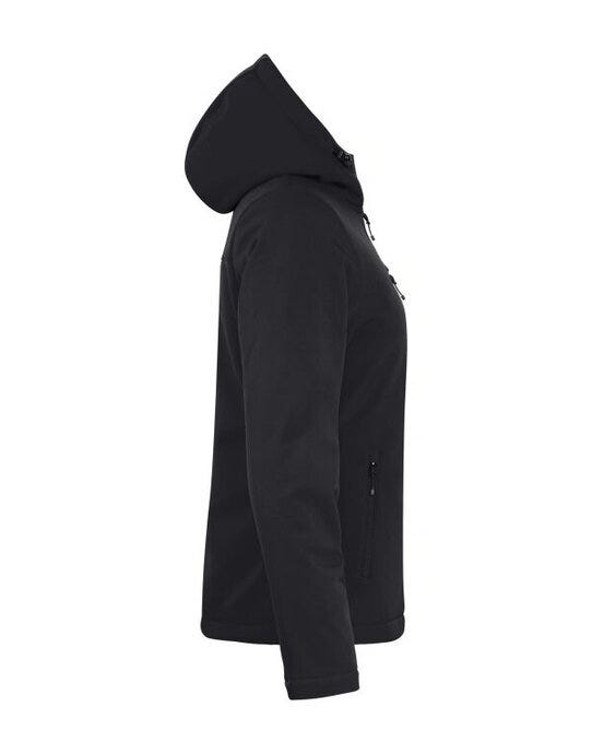Clique Ladies Padded Softshell Hoody - Black