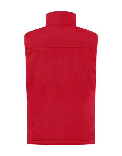 Clique Padded Softshell Vest - Red