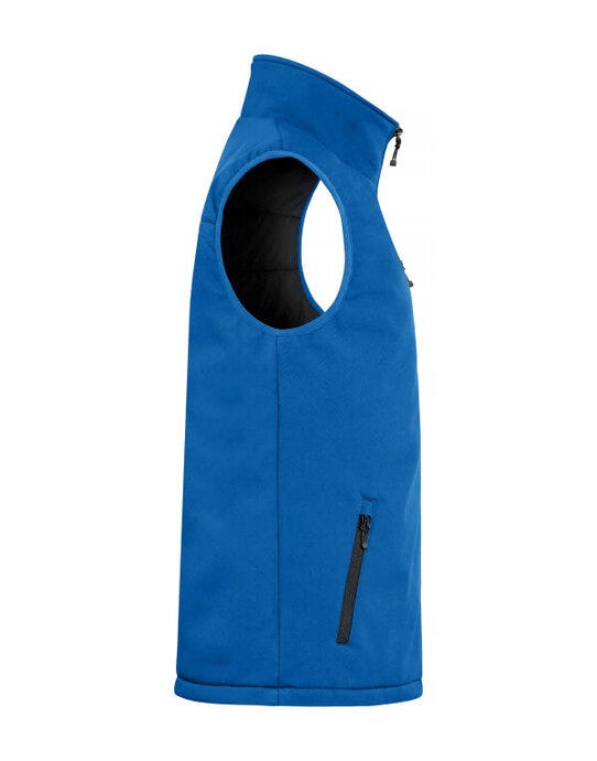 Clique Padded Softshell Vest - Royal Blue