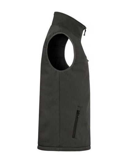 Clique Padded Softshell Vest - Dark Grey