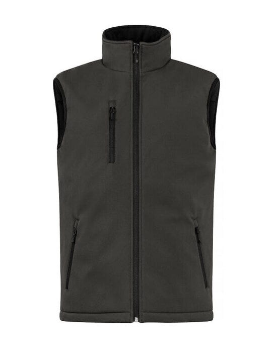 Clique Padded Softshell Vest - Dark Grey
