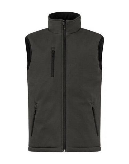 Clique Padded Softshell Vest - Dark Grey