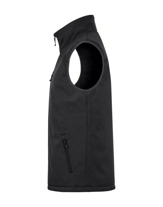 Clique Padded Softshell Vest - Black
