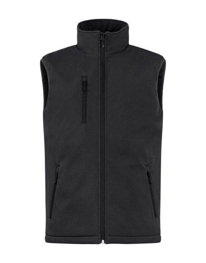 Clique Padded Softshell Vest - Black