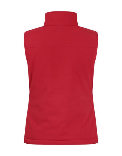 Clique Ladies Padded Softshell Vest - Red