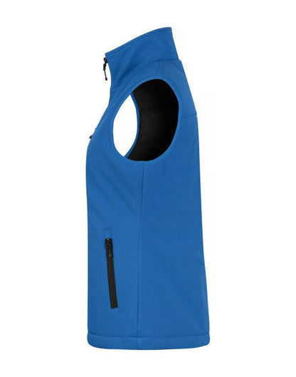 Clique Ladies Padded Softshell Vest - Royal Blue
