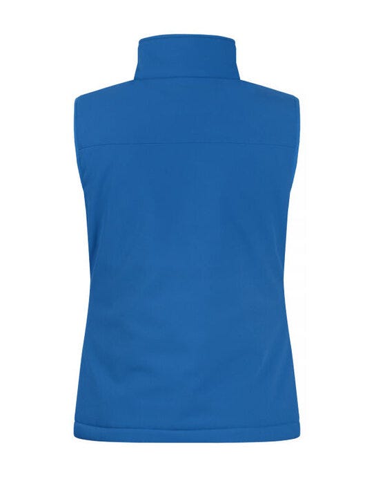 Clique Ladies Padded Softshell Vest - Royal Blue
