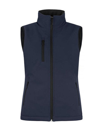 Clique Ladies Padded Softshell Vest - Dark Navy