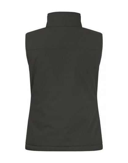 Clique Ladies Padded Softshell Vest - Dark Grey
