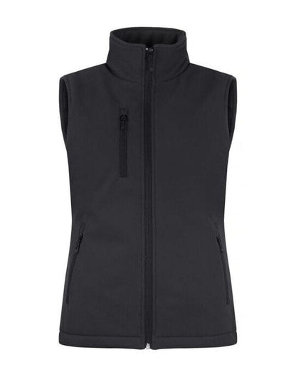 Clique Ladies Padded Softshell Vest - Black