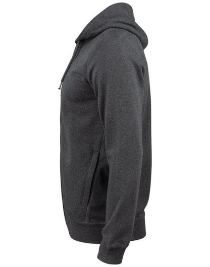 Clique Premium OC Full Zip Hoody - Anthracite Melange