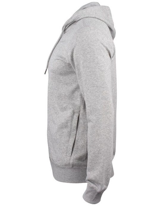 Clique Premium OC Full Zip Hoody - Grey Melange