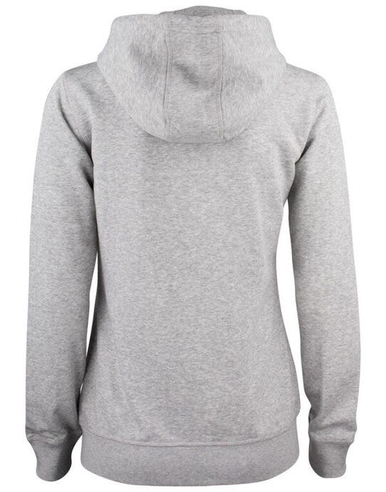 Clique Ladies Premium OC Full Zip Hoody - Grey Melange