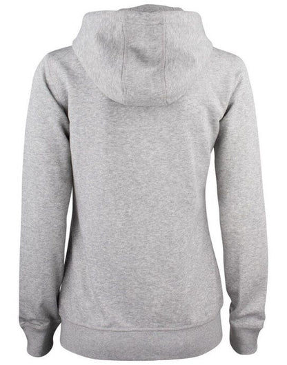Clique Ladies Premium OC Full Zip Hoody - Grey Melange