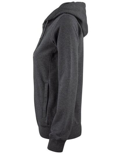 Clique Ladies Premium OC Full Zip Hoody - Anthracite Melange
