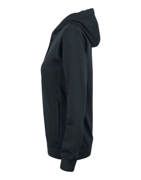 Clique Ladies Premium OC Full Zip Hoody - Black