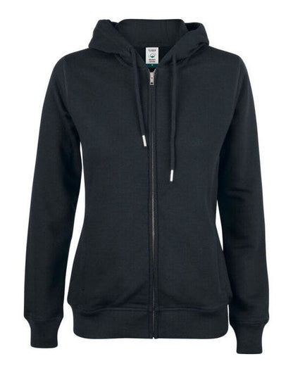 Clique Ladies Premium OC Full Zip Hoody - Black