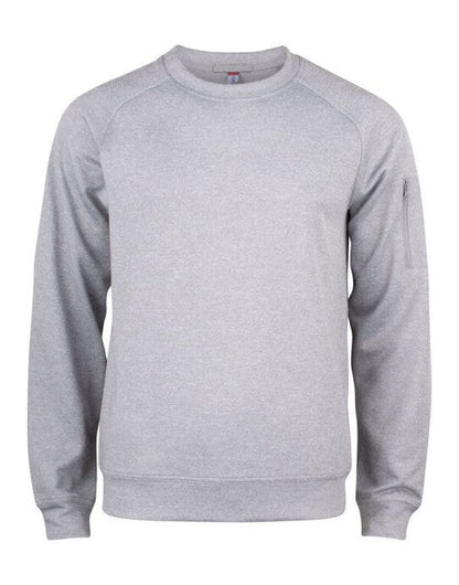 Clique Basic Active Roundneck - Grey Melange