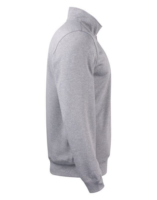 Clique Basic Active Half Zip - Grey Melange