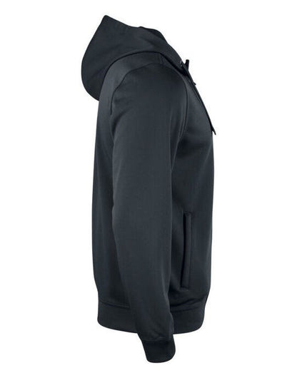 Clique Basic Active Full Zip Hoody - Black