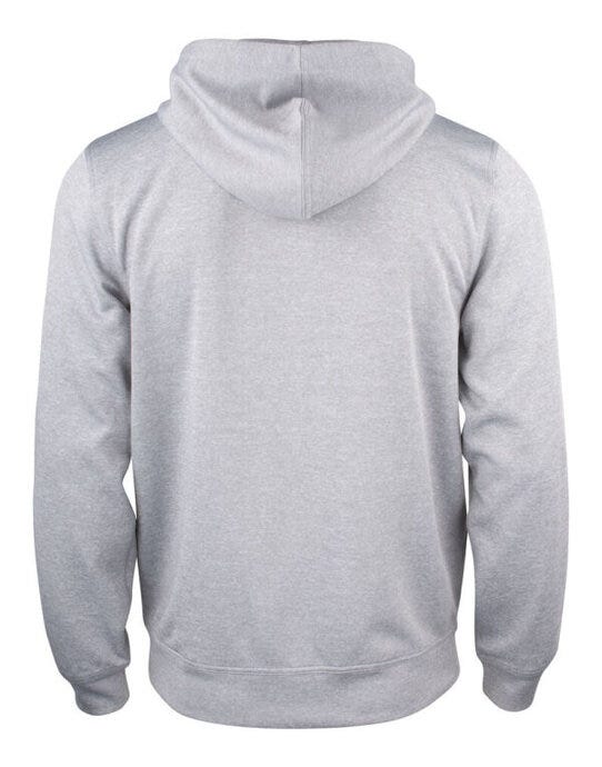 Clique Basic Active Full Zip Hoody - Grey Melange
