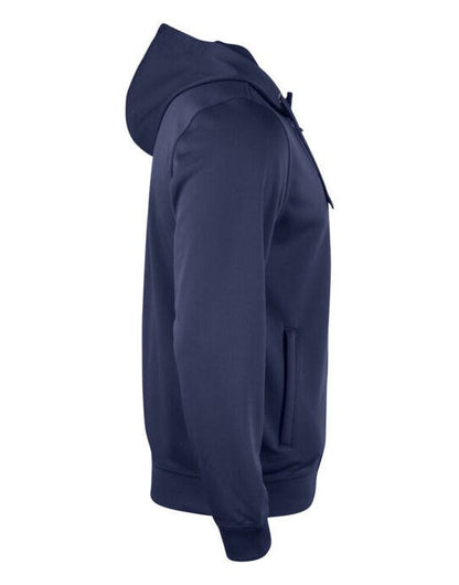 Clique Basic Active Full Zip Hoody - Dark Navy