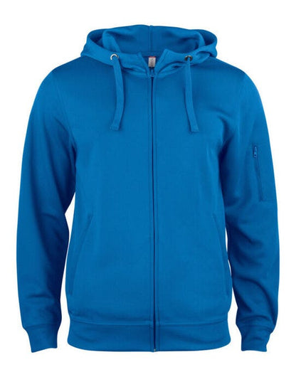 Clique Basic Active Full Zip Hoody - Royal Blue