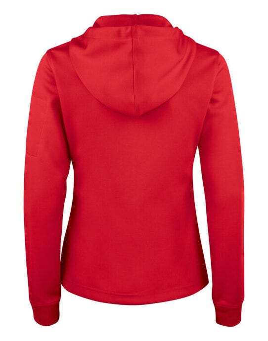 Clique Ladies Basic Active FZ Hoody - Red