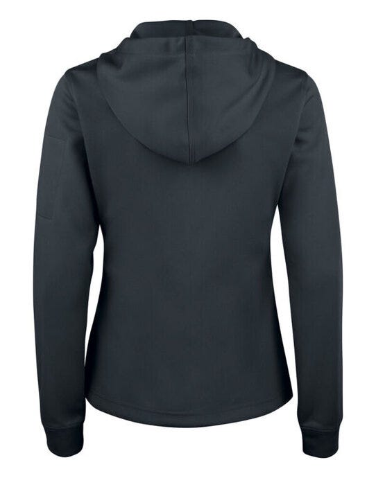 Clique Ladies Basic Active FZ Hoody - Black