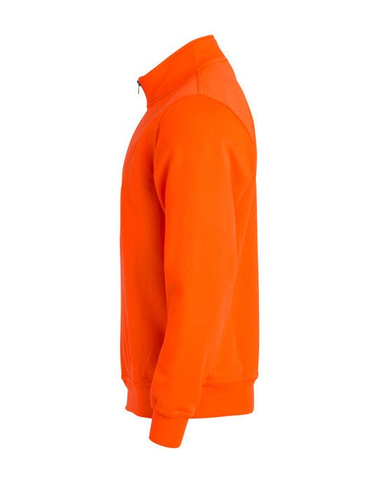 Clique Basic Half Zip - Visibility Orange