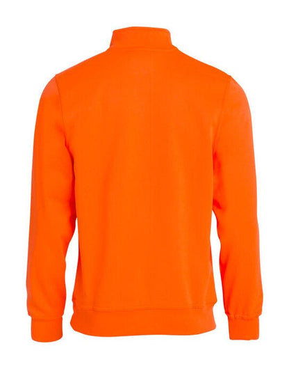 Clique Basic Half Zip - Visibility Orange