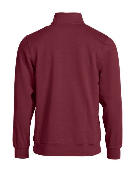 Clique Basic Half Zip - Burgundy