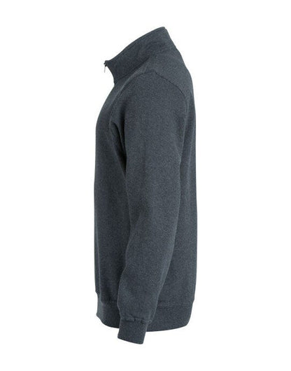 Clique Basic Half Zip - Anthracite Melange