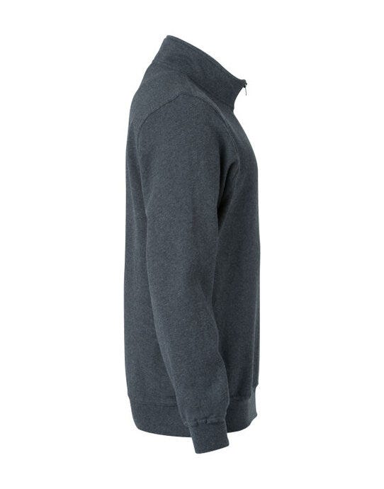 Clique Basic Half Zip - Anthracite Melange